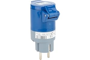 HBF Protec - Adaptateur Femelle CEE P17 vers mâle - Caravane, Camping Cars