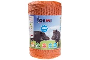 Filo conduttore tondo per recinti elettrici recinzioni Elettriche 500 mt - 6 mm² Gemi Elettronica