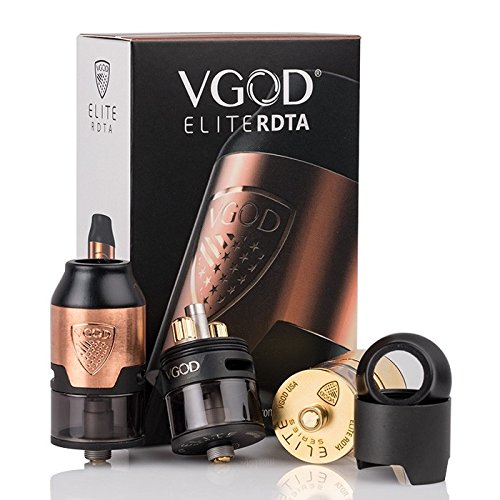 Preisvergleich Produktbild VGOD Elite RDTA NEU (silber, gold, schwarz), Farbe:gold