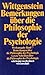 Werkausgabe, Band 7: Bemerkungen über die Philosophie der Psychologie. Letzte Schriften über die Philosophie der Psychologie by 