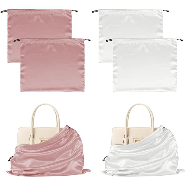 2PCS 30x40cm Antipolvere Coulisse Sacchetto Di Stoccaggio Grande Formato Morbida Seta Organizzatore Borsa Per Proteggere Borse, Borse, Scarpe, Stivali, Zaini, Stoccaggio Da Viaggio - 9