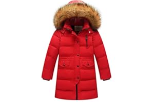 MEYOCEYO Piumino Bambini Invernale Unisex Cappotto Mantieni Caldo Giacca Antivento Parka con Cappuccio Giubbotti Snowsuit