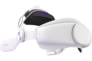 DESTEK Newly Upgraded Sponge Version Head Strap Compatible with Meta Quest 3 Accessories, Improved Support and Comfortable, Muti-Adjustable Head Strap Replacement