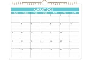 NOKINGO Calendar 2024-2025 - Wall Calendar 2024-2025 from Aug 2024 to December 2025, 17 Monthly Calendar, 140gsm Thick Paper for Organizing & Planning, 21.5x28cm Calendar 2024
