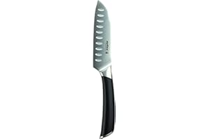 Zyliss E920272 Comfort Pro Mini Couteau Santoku, 13cm, Acier Inoxydable Allemand, Poignée Noire, Couteau de Cuisine Professionnel, Passe au Lave-Vaisselle, Garantie de 25 Ans