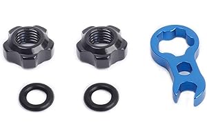 LERPWIGE Presta Valve Collar Nut and Road Bike Vacuum Tire with Multi-Function Wrench for Valve Nuts, Bicycle Tire Valve Cap, Presta Valve Nut Cap, Bicycle Tire Valve Nut Cap