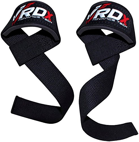 RDX Zughilfen Bodybuilding Handgelenkbandage Krafttraining Fitness Gewichtheben Klimmzughaken Straps - 2