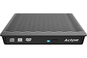 Actpe USB 3.0 External DVD Burner Writer Recorder CD/DVD ROM Player PC Optical Drive