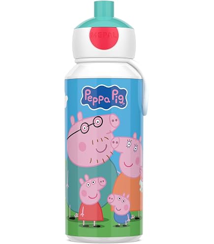 Bicchiere Neonato 6 Mesi Peppa-Pig - Borraccia Per Bambini, 500 Ml, Senza BPA, A Bocca Larga E Leggera, A Prova Di Perdite, Per Ragazze Dai 3 Anni In Su Borraccia Bambini 2 Anni - 4