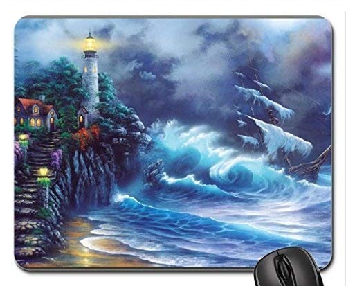 Preisvergleich Produktbild Rache der See-Mausunterlage, Mousepad (Leuchttürme-Mausunterlage)