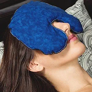 Kozy Collar Microwavable Heating Pad - Sinus Pillow Moist Heat Compress for Migraines and Headaches - Natural, Safe and Reusable