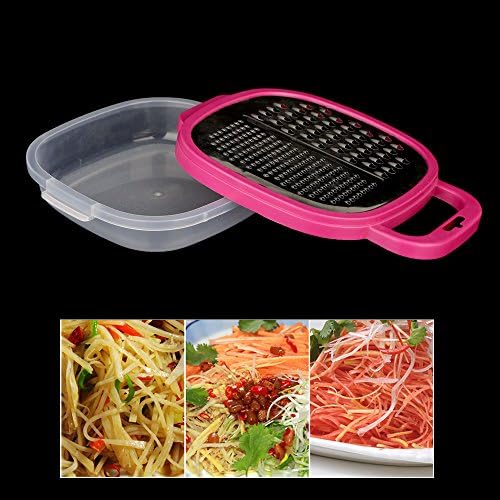 eKugo(TM) Multi-functional Kitchen Accessories Cooking Tools Stainless Steel Carrot Shredder Vegetable Slicer Grater Combined with Box