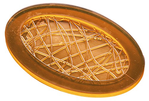 Lamapla Lux Oval Soap Dish, 14 x 8.5 x 0.6 cm, Assorted, One Size