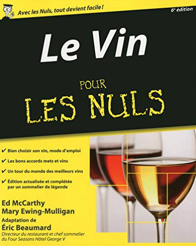 Télécharger Vin, 6e Pour les Nuls + Livret accords mets et vins PDF Ebook En Ligne