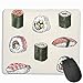 Produktbild California Roll Sushi Personalized Design Mauspad Gaming Mauspad with Stitched Edges Mousepads, Non-Slip Rubber Base, 300 x 250 x 3 mm Thick - Best Gift Idea