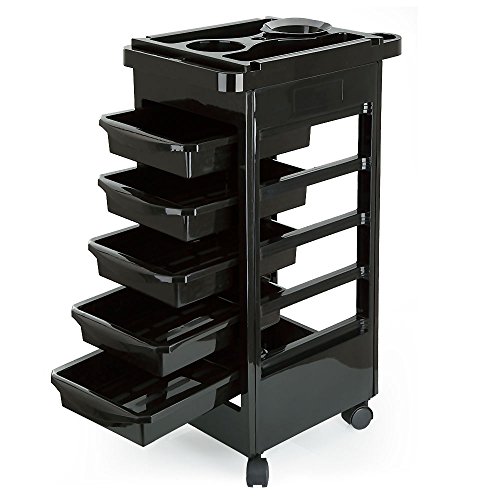 Hotrose Salon Hairdresser Barber Storage Trolley Cart