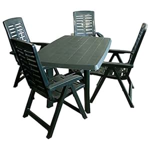 Amazon.de: 5tlg. Gartenmöbel Set Gartengarnitur ...
