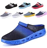  Herren Damen Atmungsaktiv Mesh Sandalen Sommer Beach Hausschuhe Rutschfest Outdoor Sport Pantoletten Sandalen Slip-On Garden Clogs Paare Flip Flops
