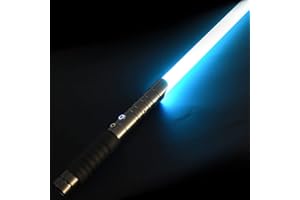 CUPCHID Lichtschwert,Smooth Swing FX Lightsaber RGB 15 Farben Veränderbares 10 Modus Sound,Spielzeug für Jungen und Mädchen im Alter von 6 7 8 9 10 Jahren