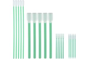 ARGOMAX Tamponi di pulizia, punta in schiuma multiuso per camera bianca, kit di tamponi in schiuma per fotocamera(200 pezzi).