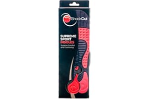 ShockOut - Plantilla Deportiva Unisex con Espuma de Alta Densidad, Absorben las Vibraciones y Previenen la Fatiga Muscular - 