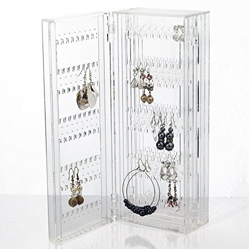 HQdeal Ohrrings & Store Display mit bis zu 128 Paar Ohrstecker Ohrrings