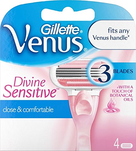 Gillette Venus Divine 8 Blades (2 pack x 4 Blades = 8 Blades)
