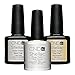Produktbild CND Original CND Shellac Silver Chrome plus Base Coat plus Top Coat 7.3 ml, 1er Pack (1 x 22 ml)