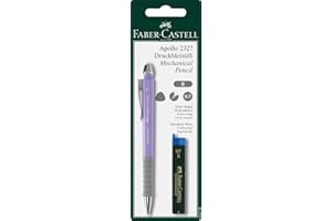 Faber-Castell Apollo - Portamine con mine B, 0,7 mm, colori assortiti