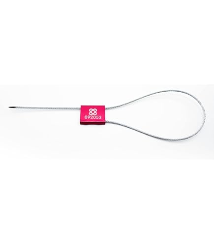 50 veiligheidssloten met metalen kabel Hoge veiligheid