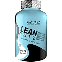 Naturyz LEAN CUTZ Thermogenic Fat Burner with Acetyl L Carnitine, Green tea Extract, Garcinia Cambogia, Green Coffee…