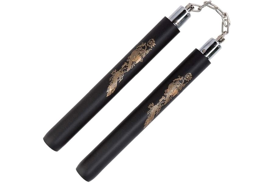 Hilmocho Foam Nunchucks Martial Arts Portable Training Practice Nunchakus for Kids and Beginners