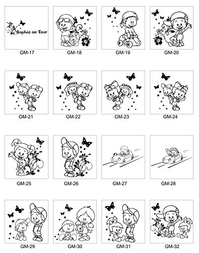 Babyaufkleber Kinderaufkleber mit eigenem Spruch Wunschtext (GM-Motive) - 3