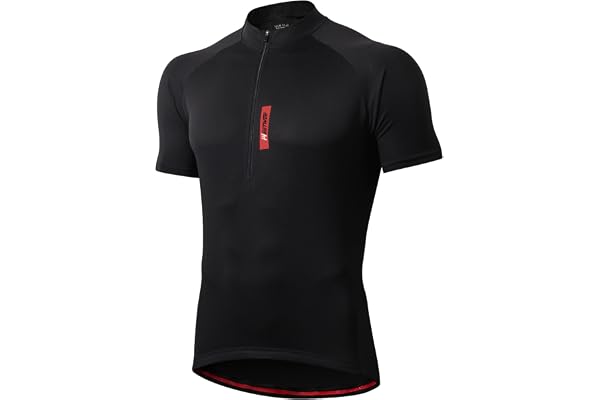 FEIXIANG Maillot Cyclisme Homme, Manche Courte Tenue Maillot T-Shirt Cycliste Respirant Séchage Rapid Vélo