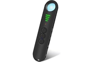 Biddsgg Rilevatore Microspie - Rilevatore di Segnale Anti-spia Rilevatore Telecamere Nascoste, cercatore di segnale RF portatile per Airbnb, hotel, bagno, casa, ufficio