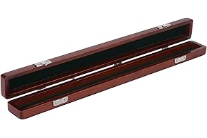 FOLOSAFENAR Conductor Baton Box,Playing Guide Rod Wooden Protective Storage Case,Handmade Orchestra Conducting Baton Case Storage Box,with 2 Buckles,for Storing,Protecting Batons,Music Lovers(#1)