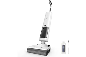 ‎OSOTEK OSOTEK H200 Lite Mop Vacuum Cleaner, 180° Flat Suction Wiper, 3-in-1 Wireless Wet Dry Vacuum Cleaner with Self-Cleaning, 2 Side Edge Cleaning, LED Display, Cleaning Under Deep Furniture