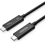 CHOETECH 【Certificato】 Thunderbolt 3 Cavo (2M / 6.5FT) Active 40Gbps / 100W Charging / 5A, 20V / Supporto a 5K UHD…