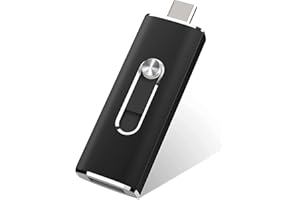 USB Stick 256 GB 3.2 Vansuny Dual USB C Stick 3.2 256 GB Ultra Fast USB Memory Stick 3.2 (380 MB/s Read) Flash Drive 256 GB for Mobile Phone/Smartphone/Tablet/PC/TV/Laptop (Black, 256GB)