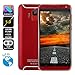 Produktbild Big-Mountain 5,0 Zoll DoppelHDCamera Smartphone Androider IPS VOLLER Schirm GSM/WCDMA 4GB Touch Screen WiFi Bluetooth GPS 3G Dual SIM Karte Anruf Handy (Rot)