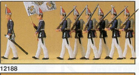 Preisvergleich Produktbild Preiser 12188 1. Garderegiment zu Fuß. Pots