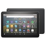 Fire HD 8 Tablet, 8" HD display, 32 GB, Black - without Ads, designed for portable entertainment