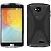 Price comparison product image Silicone Case for LG F60 - X-Style gray - Cover PhoneNatic + protective foils