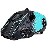 [10 VENTILOS FRÍOS]: la parte del casco del PC tiene 10 ventiladores, que están conectados a la malla de ventilación incorporada para reducir el problema del sudor en la cabeza cuando el niño está montando ..