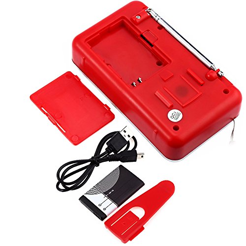 iMinker Mini-Digital-beweglicher FM Radio-Mittel-Lautsprecher MP3-Musik-Spieler TF / SD Karte Usb-Scheiben-Hafen für PC iPod-Telefon mit LED-Anzeige und Akku - 5