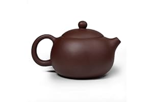 LIANG BAOBAO Xishi - Tetera china de arcilla Zisha de 255.1 g, cerámica, pura, arena, barro, kungfu, filtro de tetera suelta