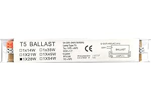 ANGELLUCK Ballast Électronique Quicktronic À Démarrage Haute Efficacité 220-240V Ballast Électronique T5 À Large Tension Ballast À Lampe Fluorescente À Fonctionnement Simple