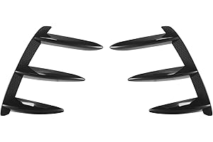 Wobekuy 315442 Car Black Rear Bumper Spoiler Flank Tail Wind Knife