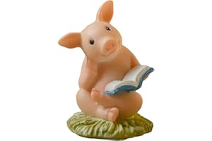 Gemmia Figurine Miniature de Cochon de fée de Jardin- Cochon d'auto-Croissance