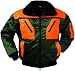 Produktbild Qualitex Piloten-Jacke 4 in 1 - Kragenfutter und Ärmel abtrennbar - grün/orange - Größe: L